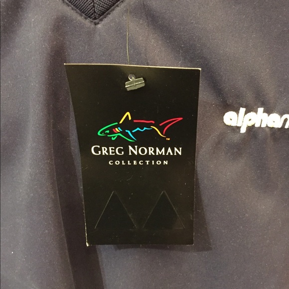 NWTGreg Norman Alphametals Golf Vest Shark - Picture 3 of 7